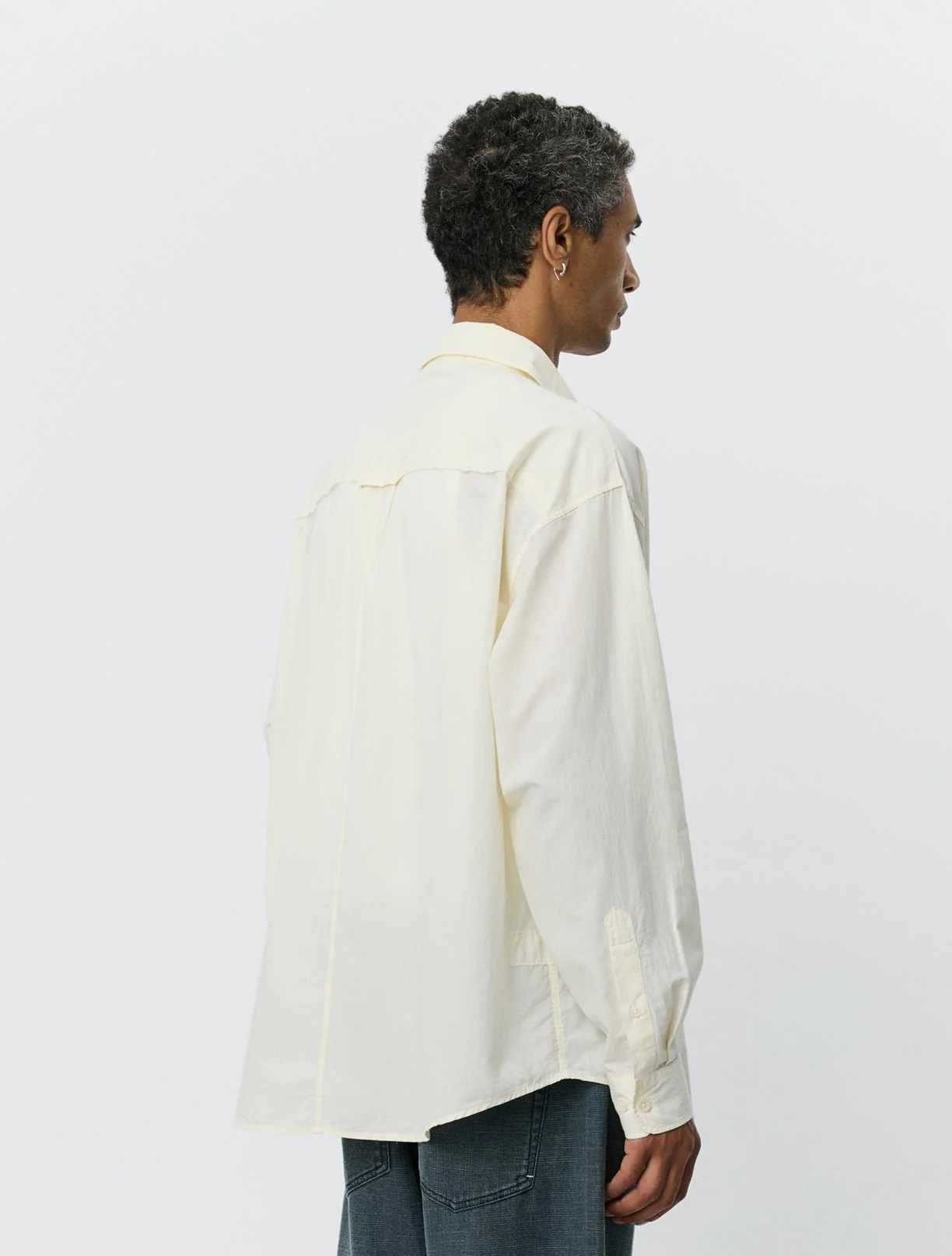 Essay Shirt Off White Micro Check - Image 2
