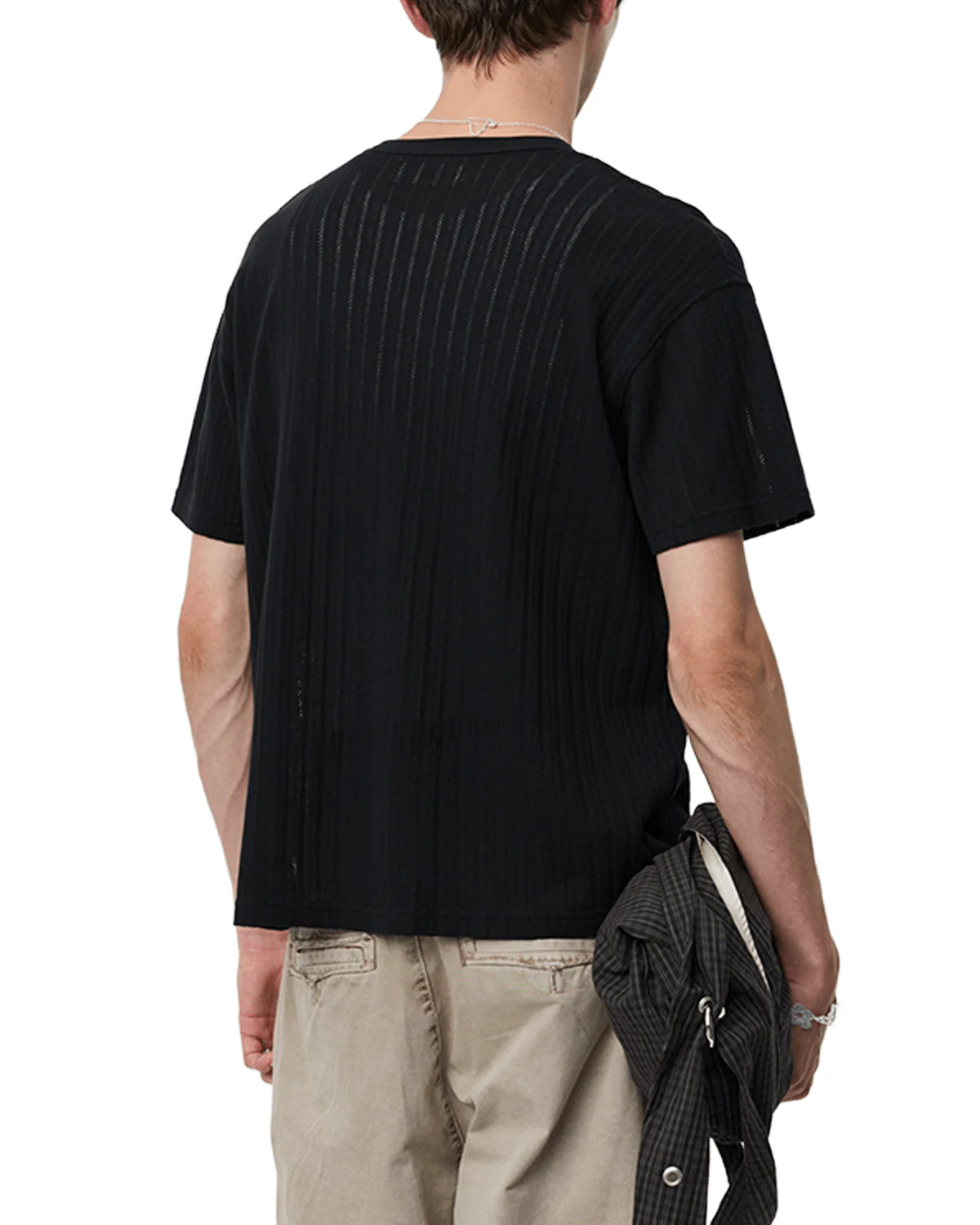Ornament Tee Black Lace Stripe - Image 2