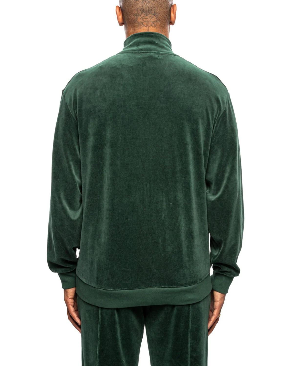 Wordmark Velour Jacket Pine - Image 3