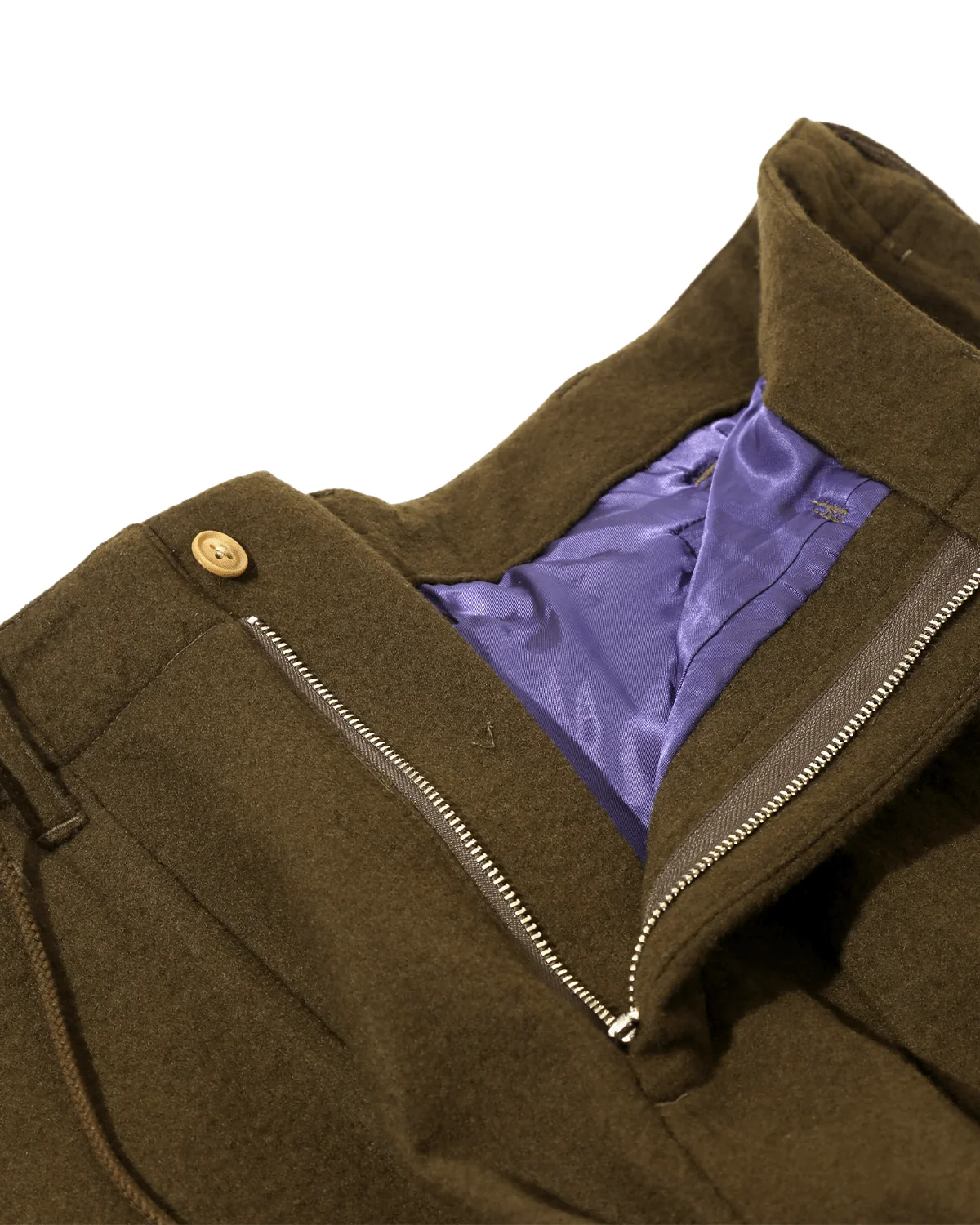 H.D. Military Pant - Shrunk Wool Olive - Image 3