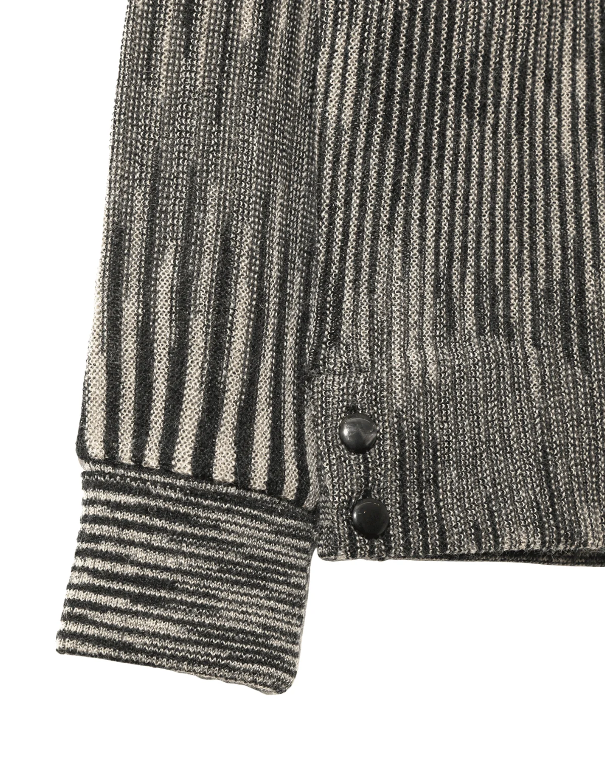 Knit Cardigan - Crepe Weave Black - Image 4