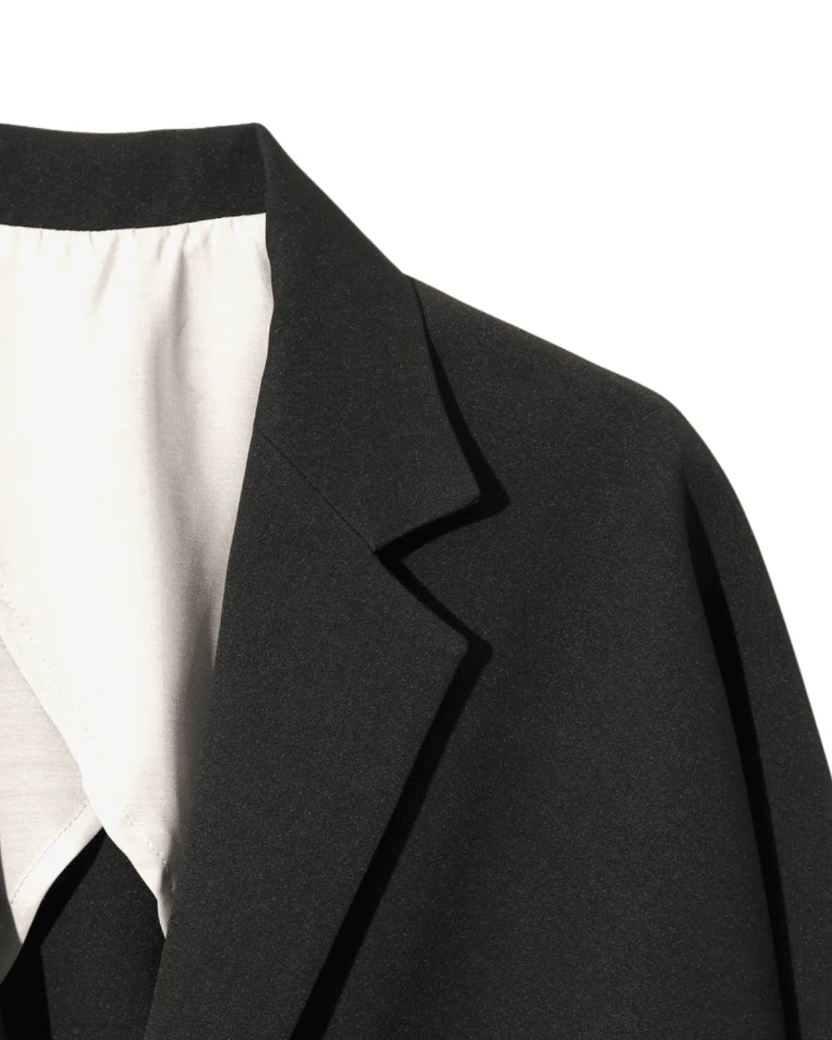 Miles Jacket - Poly Double Cloth Black - Image 3