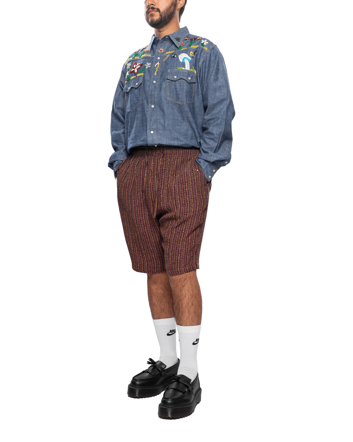 String Cowboy Shorts Bordeaux - Image 2