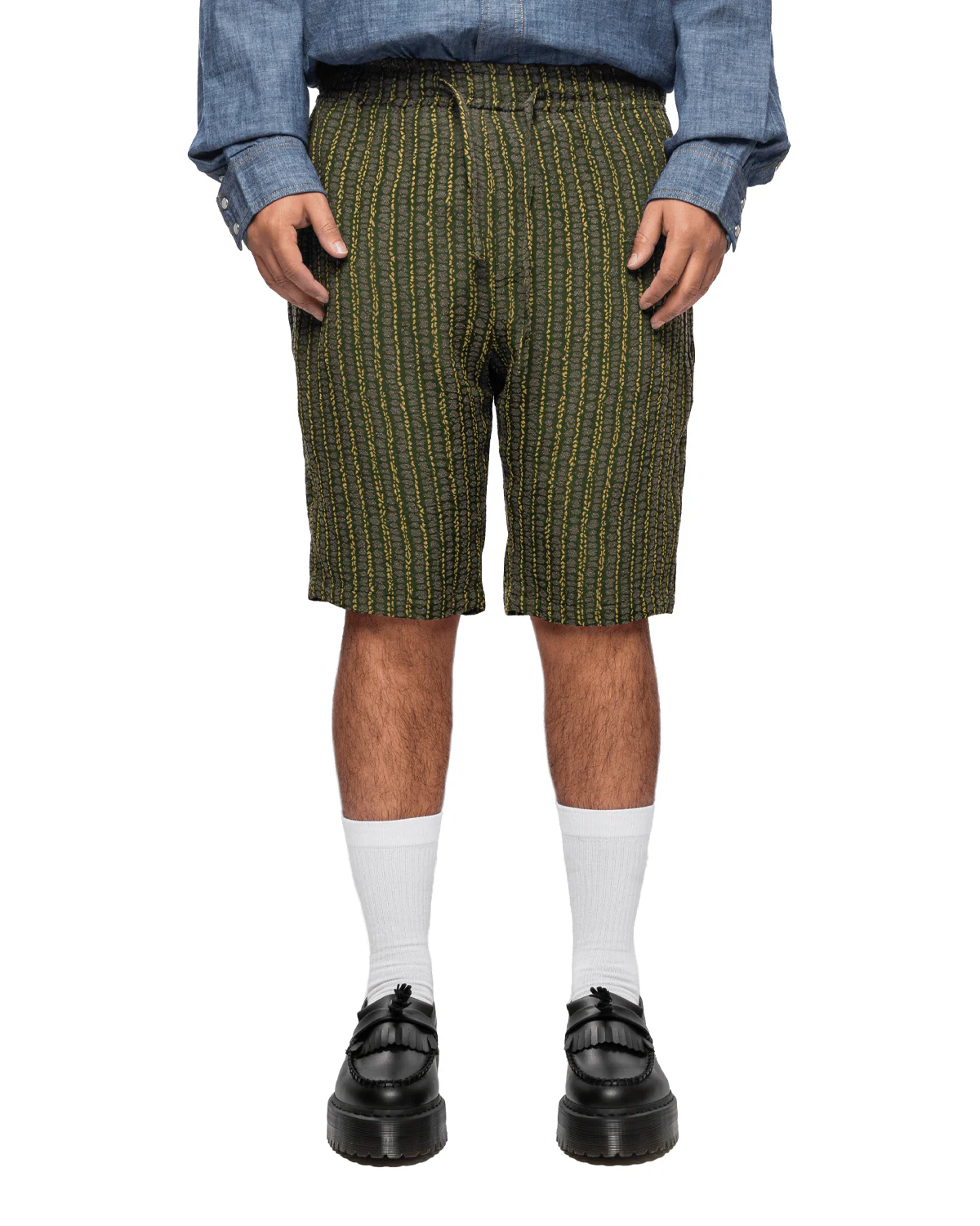 String Cowboy Shorts Green