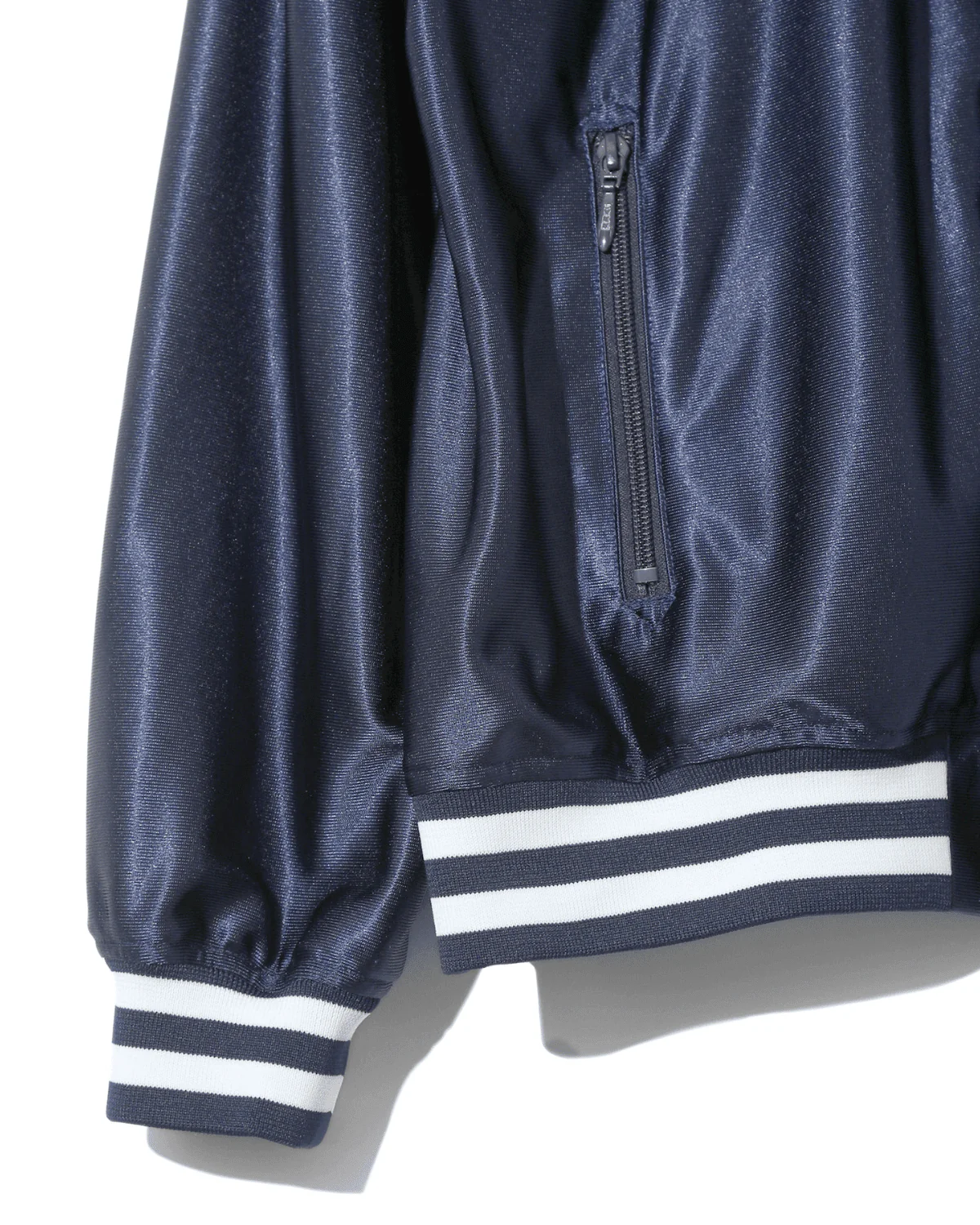 Track Jacket - Tricot Sateen Navy - Image 6