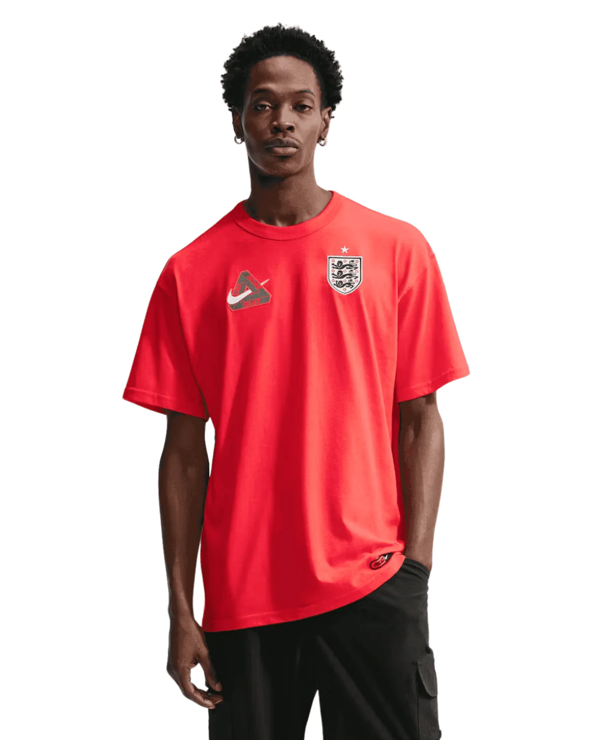 England x Palace T-Shirt Crimson