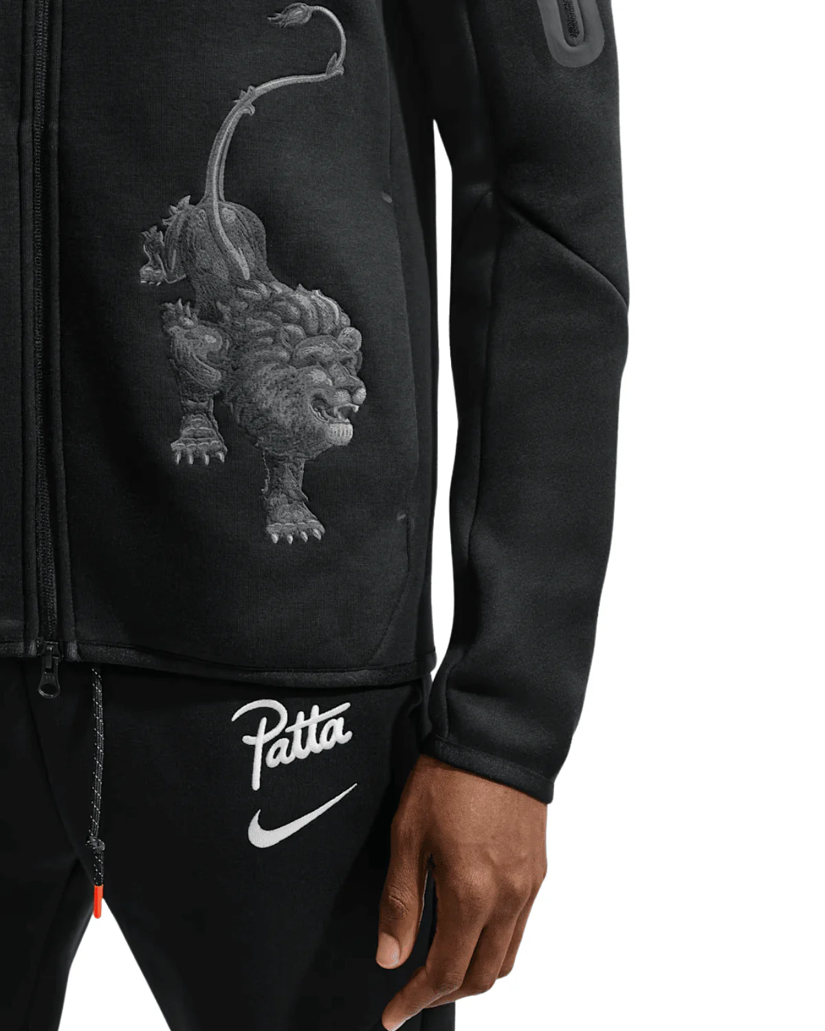 Netherlands x Patta Tech Fleece Full-Zip Windrunner Hoodie - Image 7