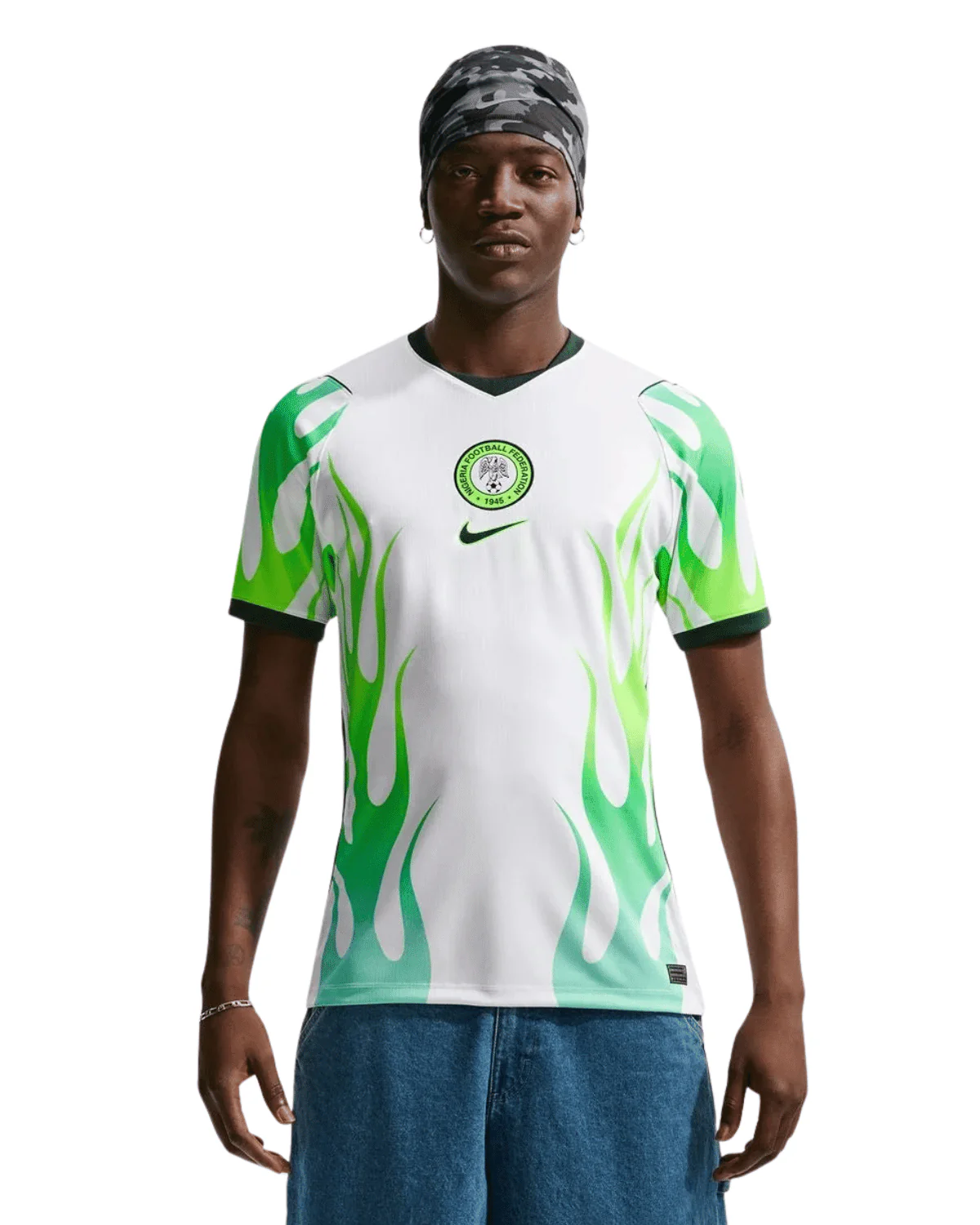 Nigeria 2026 Stadium Away Soccer Short-Sleeve Jersey