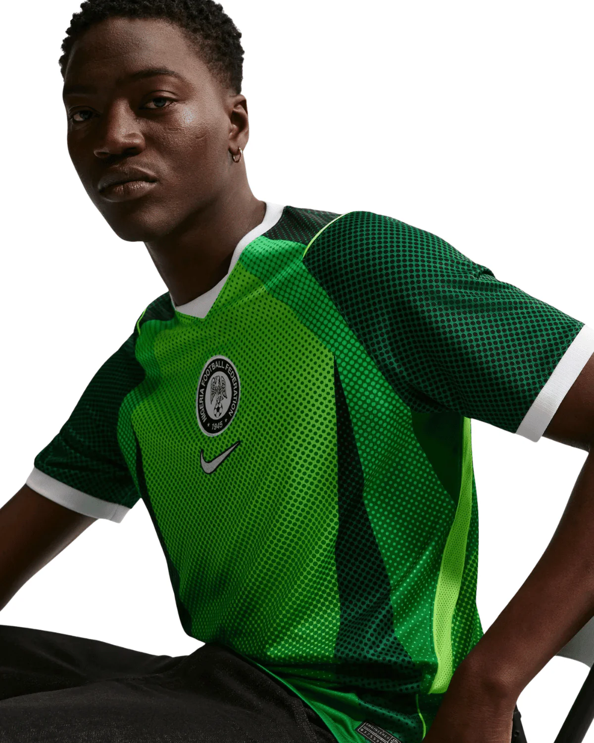 Nigeria 2026 Stadium Home Soccer Short-Sleeve Jersey - Image 3