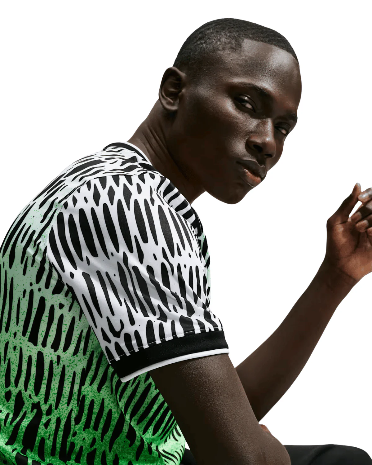Nigeria x Slawn Academy Pro Short-Sleeve Soccer Top - Image 4