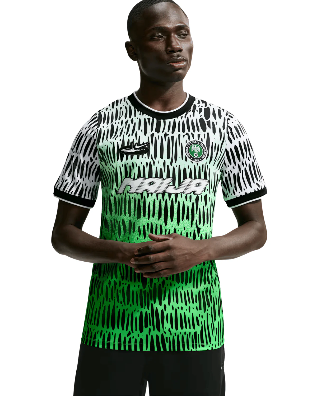 Nigeria x Slawn Academy Pro Short-Sleeve Soccer Top - Image 5