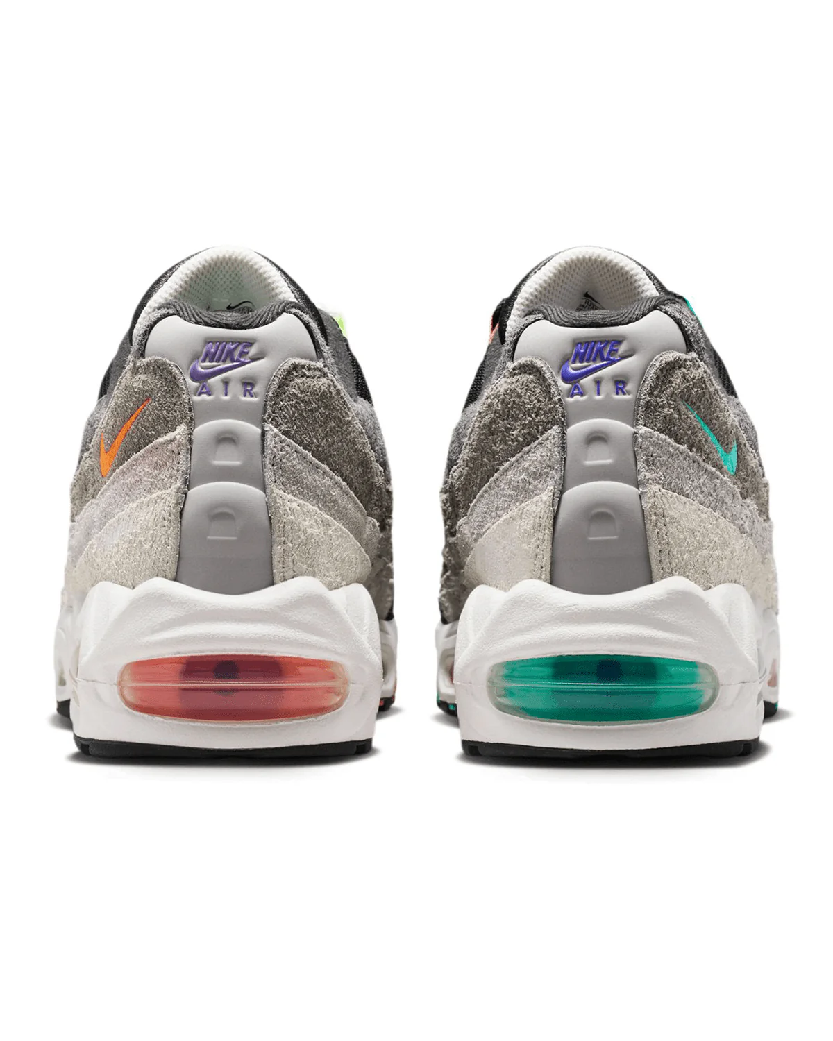 Nike Air Max 95 Big Bubble Premium Hyper Turq/Volt-Solar Red - Image 3