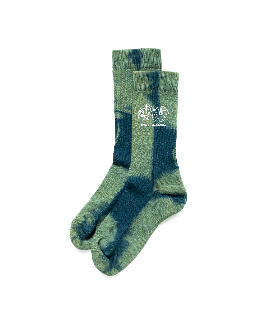 Tye Dye Socks Green