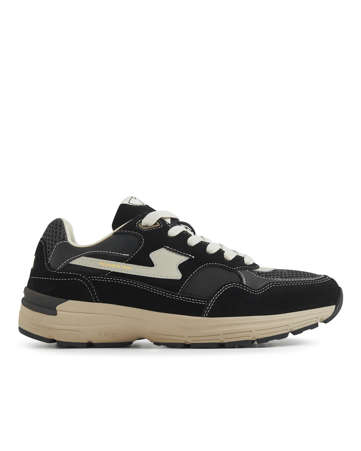Amiel S-Strike Suede Mix Black