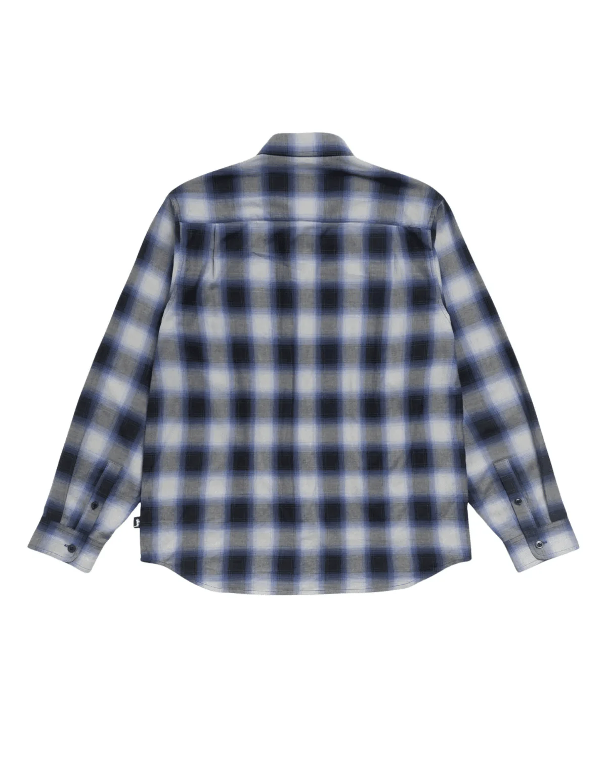 Beach Ombre Plaid Shirt Black - Image 2