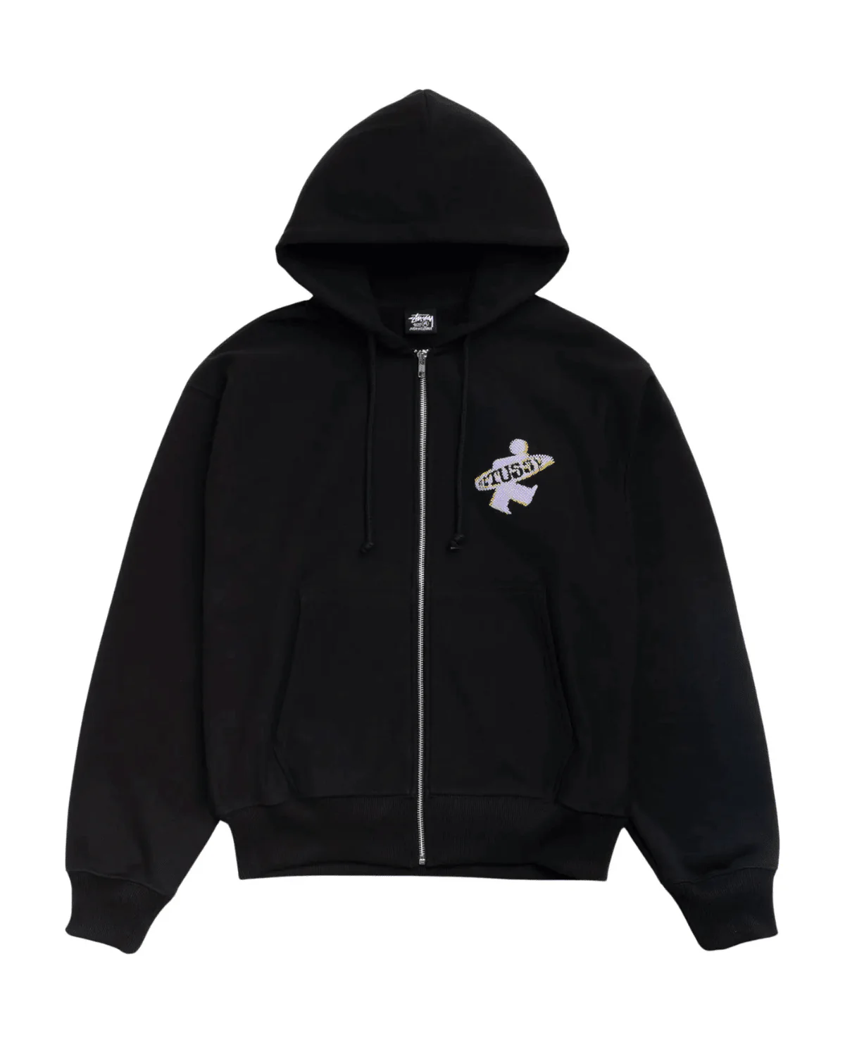 Dot Surf Zip Hoodie Black