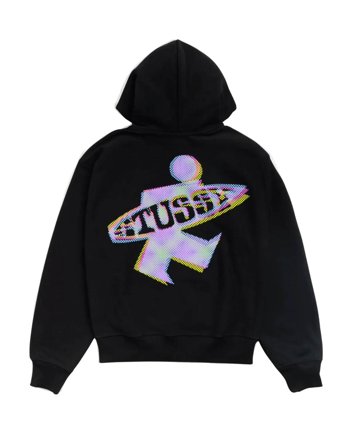 Dot Surf Zip Hoodie Black - Image 2