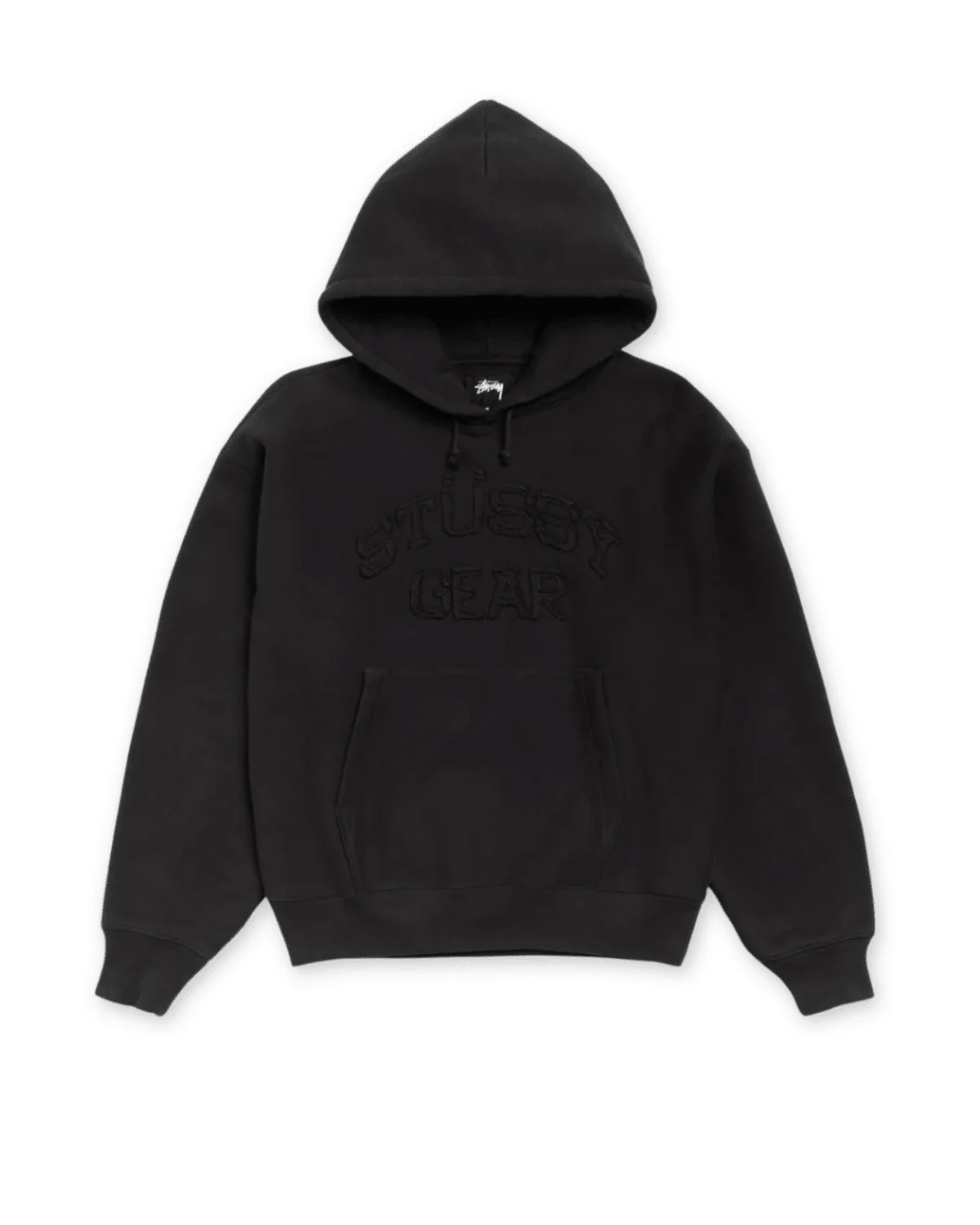 Gear Applique Hoodie Black
