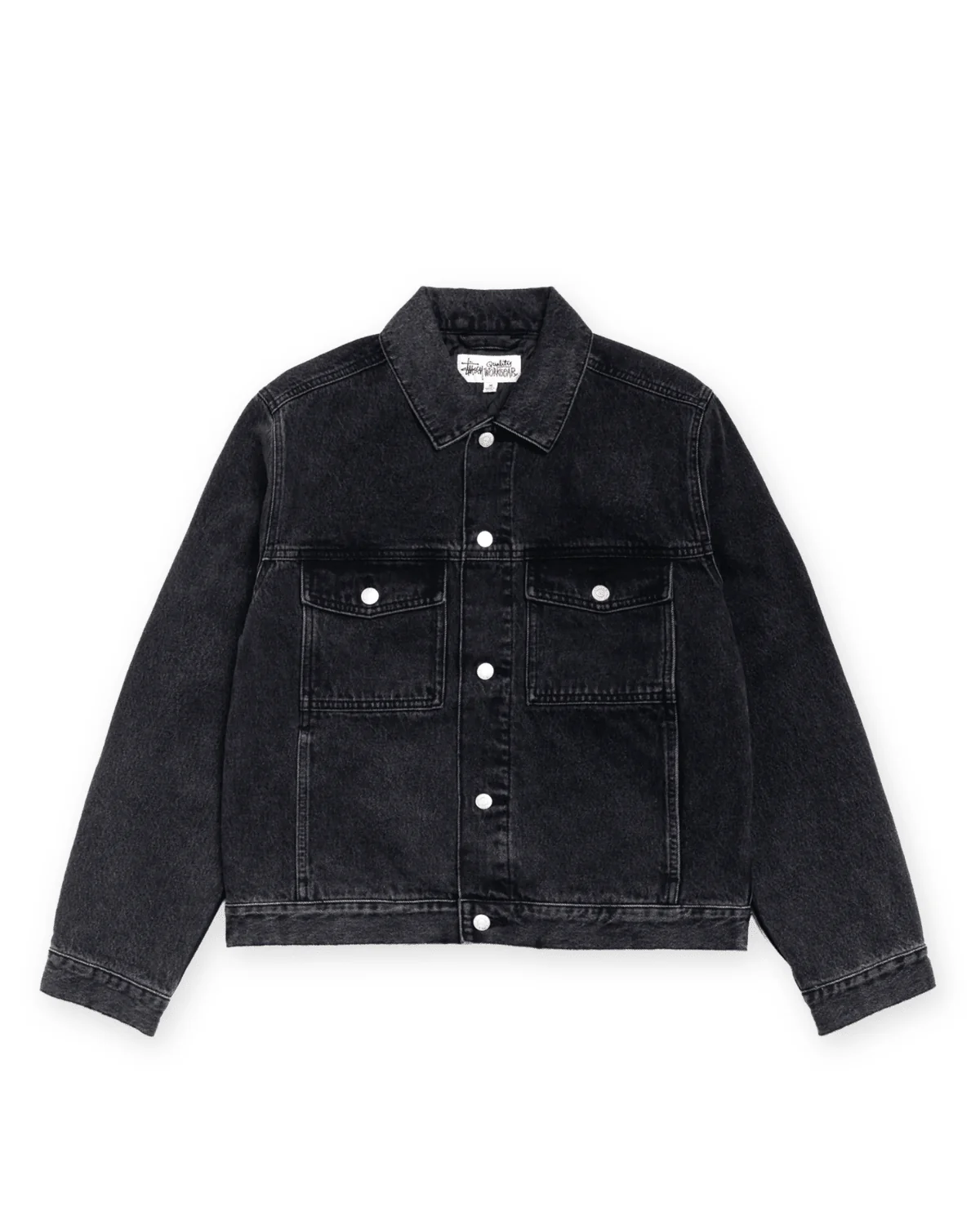 Lined Denim Trucker Vintage Black