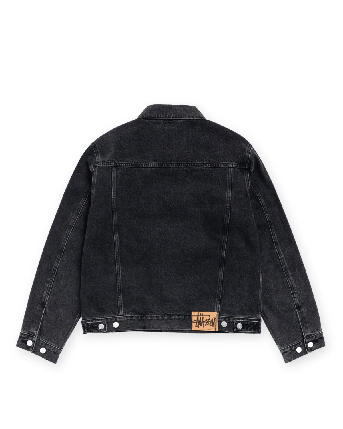 Lined Denim Trucker Vintage Black - Image 2