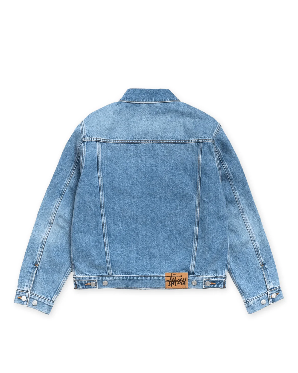 Lined Denim Trucker Washed Blue - Image 2