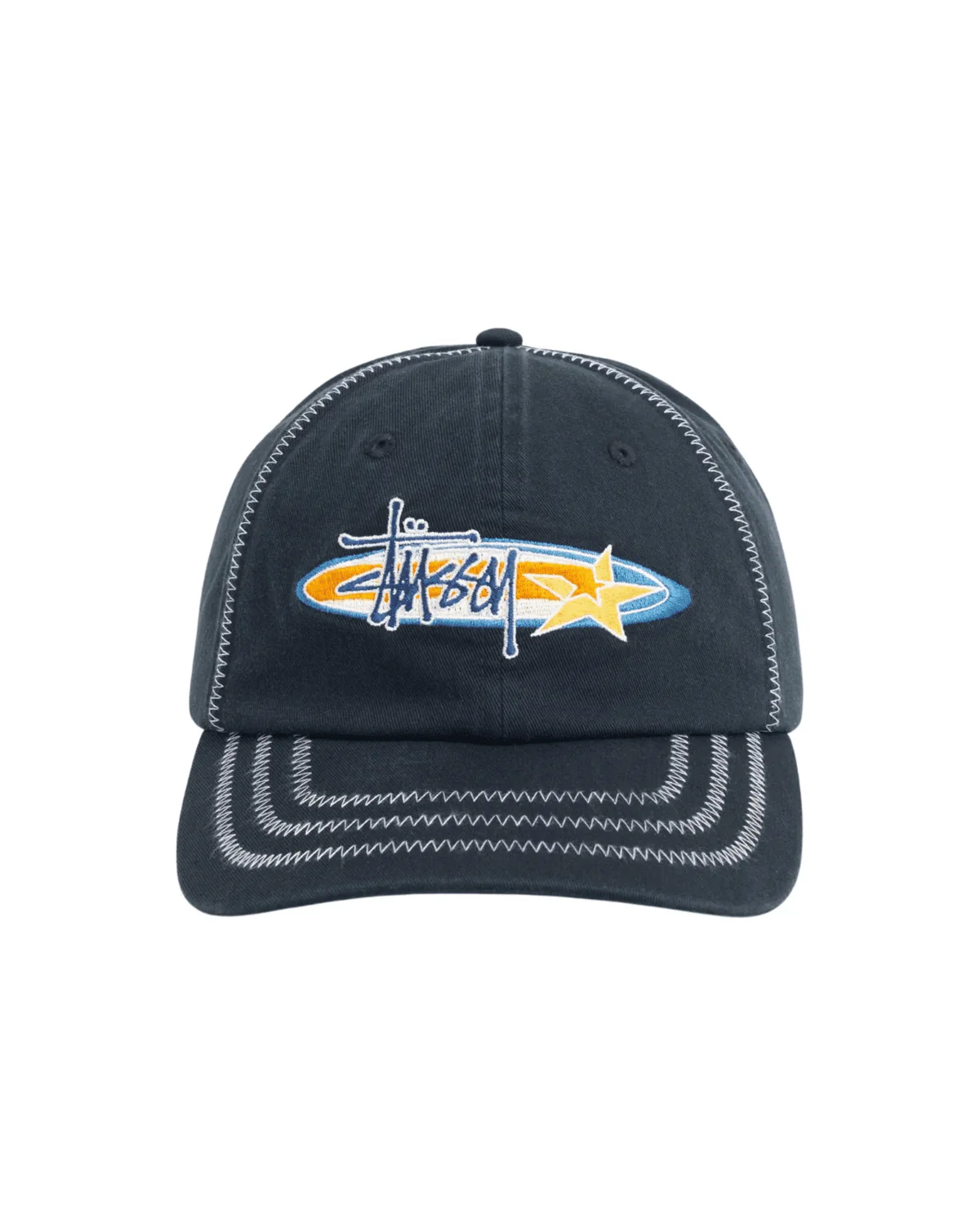 Oval Star Cap Black
