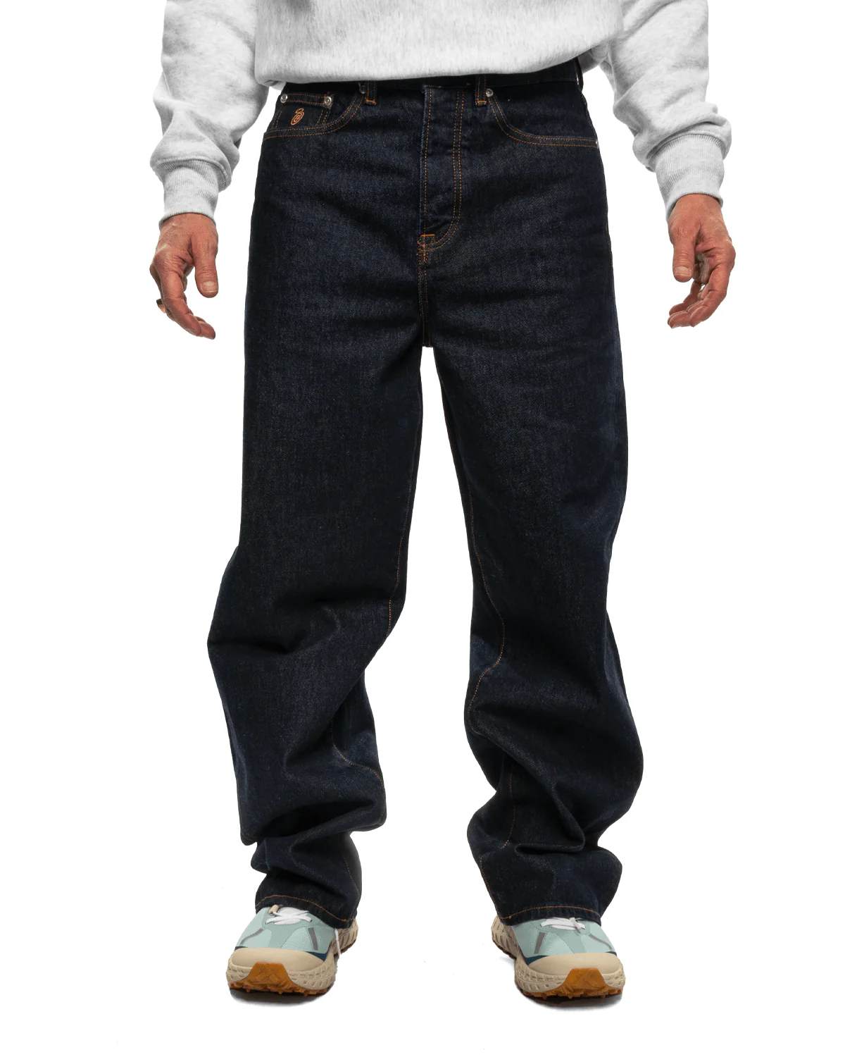 Relaxed Jeans Denim Rinsed Indigo
