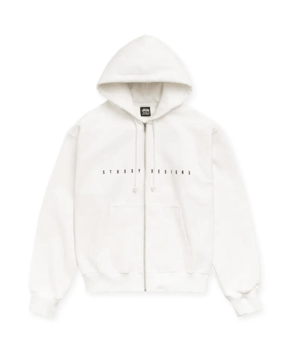 S Box Zip Hoodie Off White
