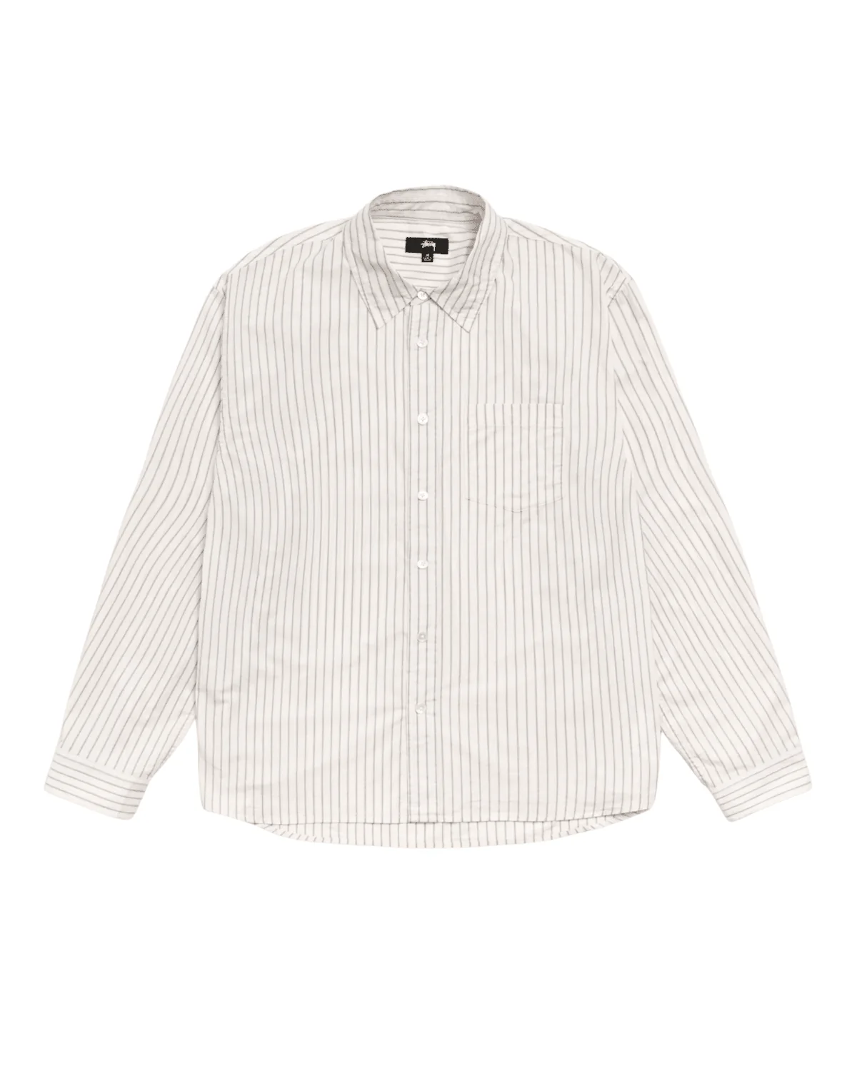 Standard LS Shirt Natural Stripe
