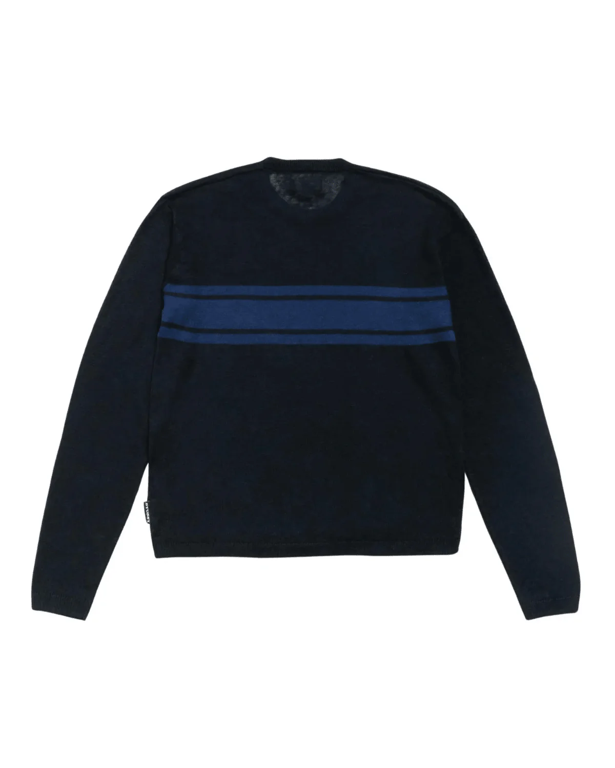 Striped LS Sweater Black - Image 2