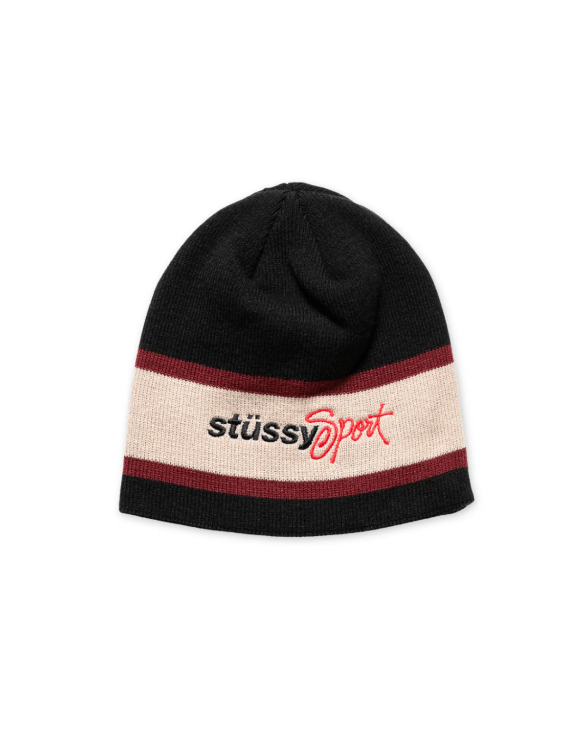Stussy Sport Stripe Skullcap Black