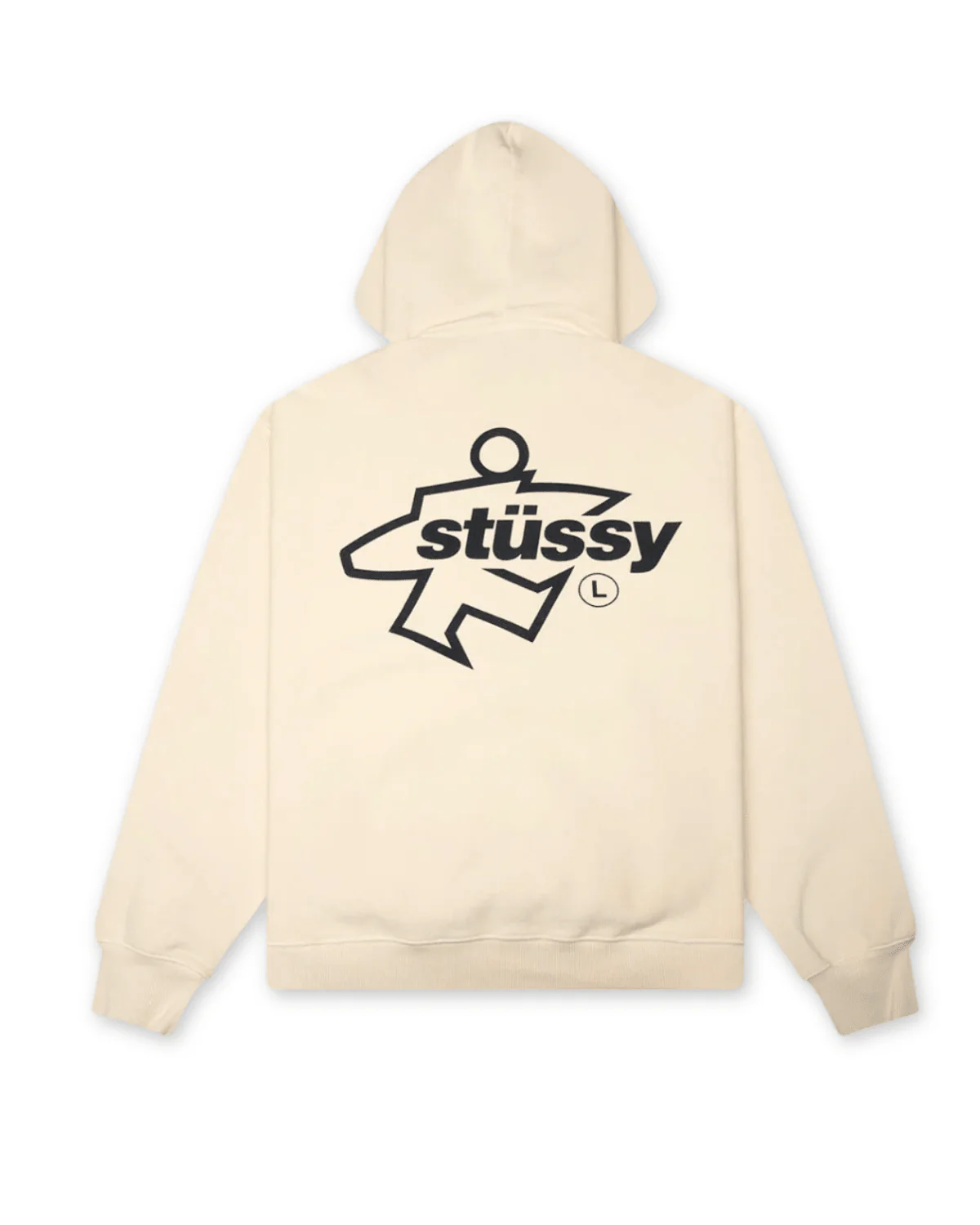 Surf Size Garment Dyed Zip Hoodie Bone - Image 2