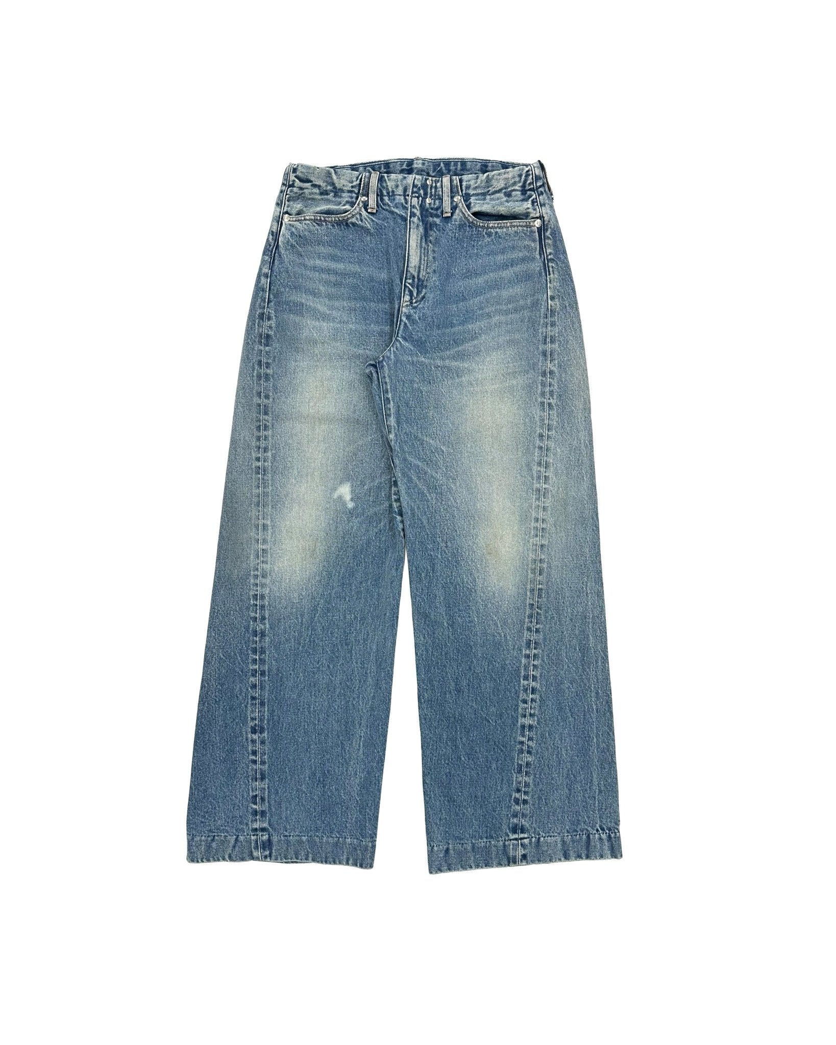 Boy Jean Trousers Vintage Bleach Blue