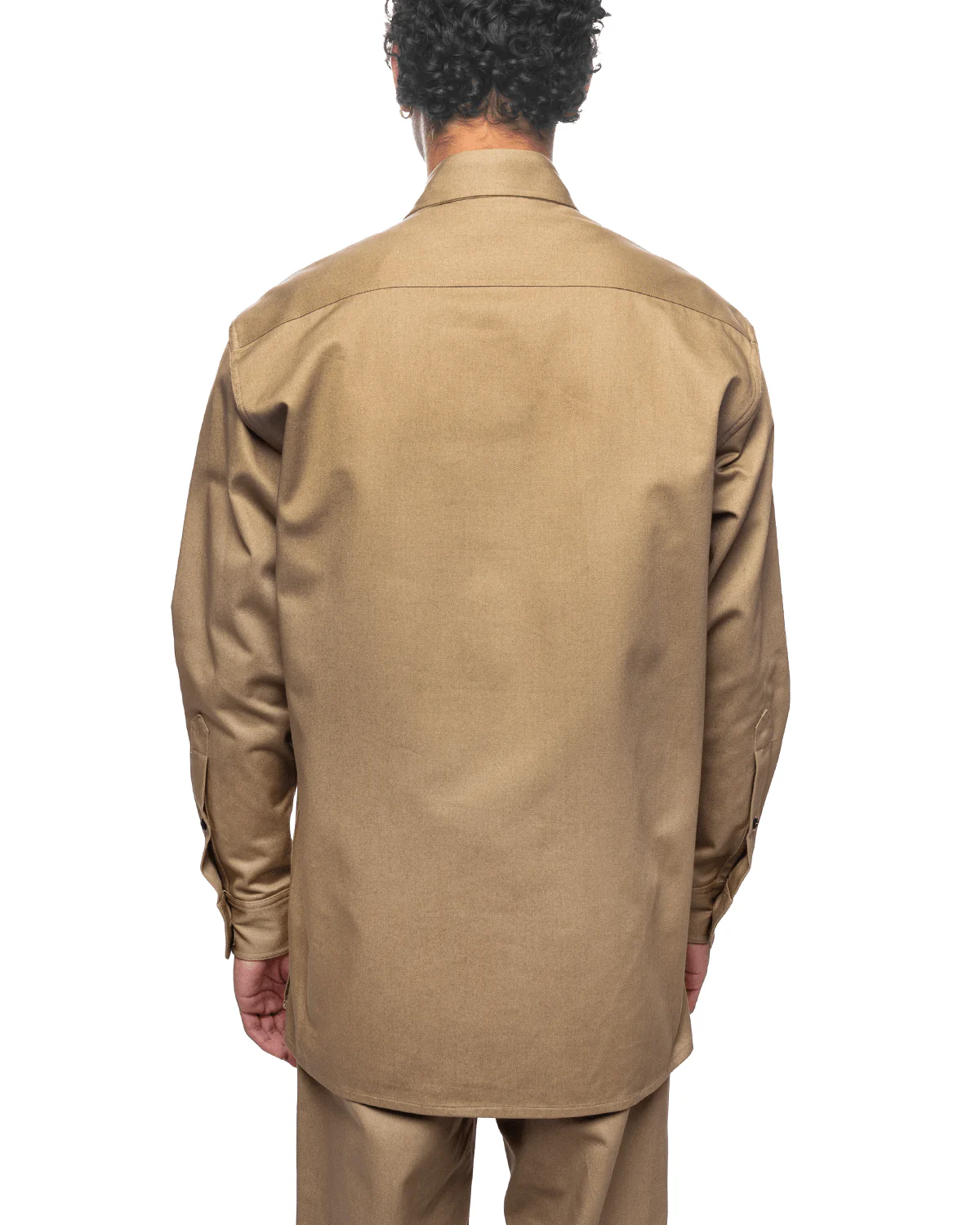 Drill Shirt Khaki - Image 3