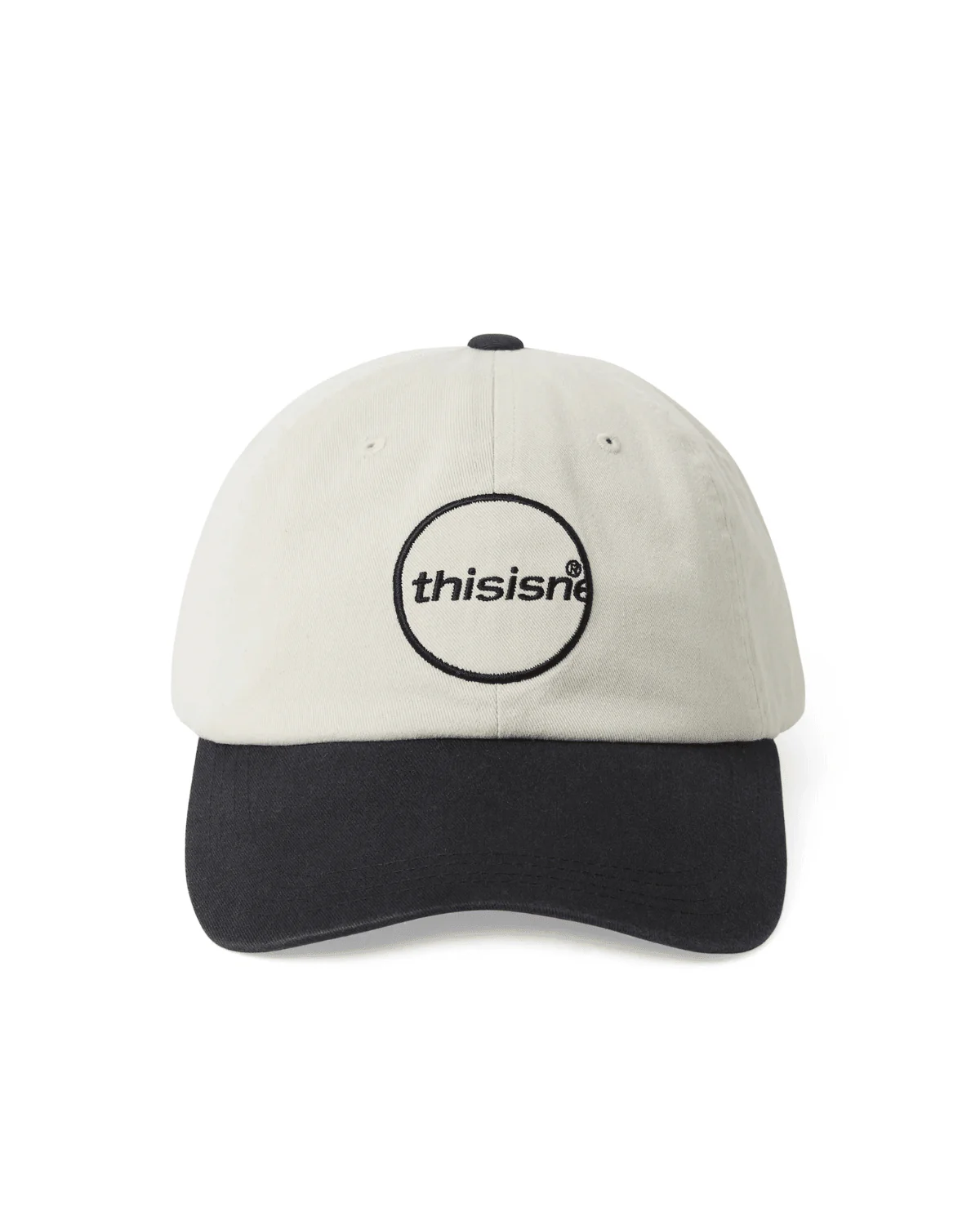 C-Logo Patch Cap Ivory/Navy