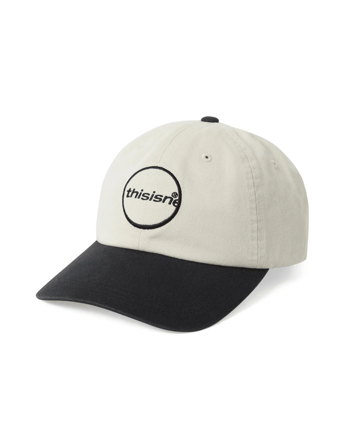 C-Logo Patch Cap Ivory/Navy - Image 2