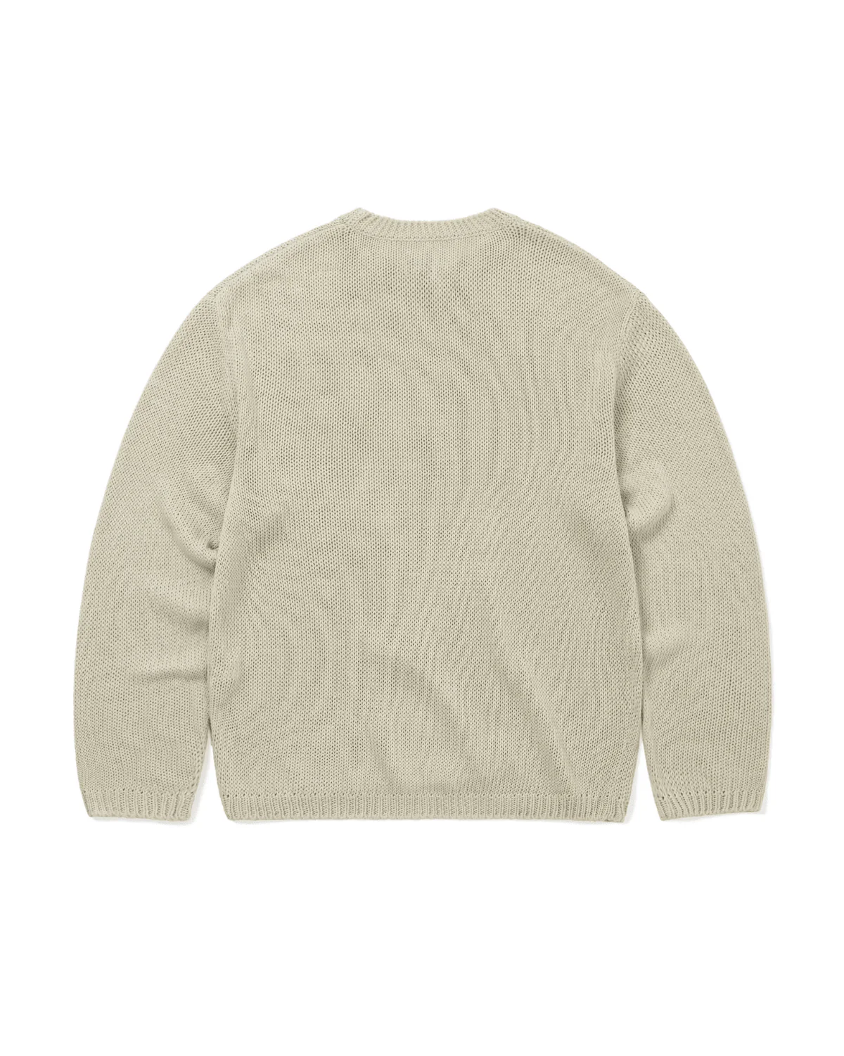 Loose Gauge Knit Crew Dusty Ivory - Image 2