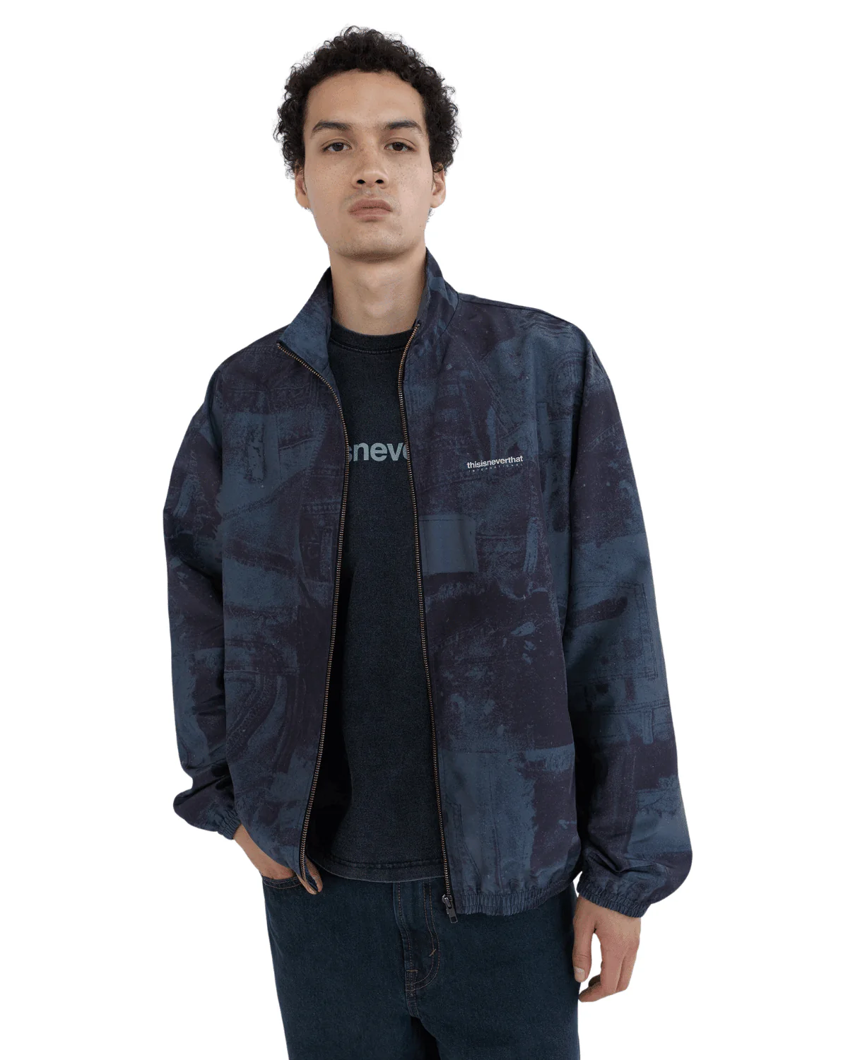 Washed INTL Team Jacket Patchwork - Image 3
