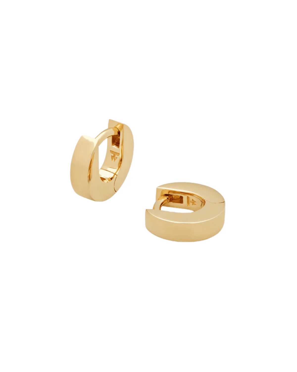 Beck Huggies Earrings Gold