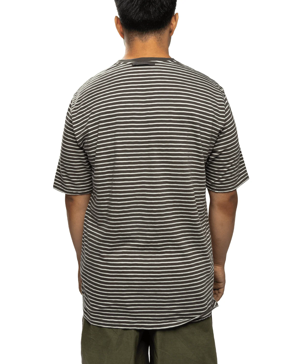 Striped T-shirt Grey Border - Image 3